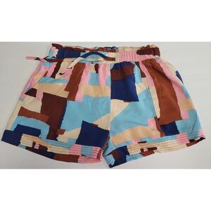 Fate Abstract Print Shorts Women's Size M‎